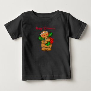 Baby T - Shirt Holiday Gingerbrei Person