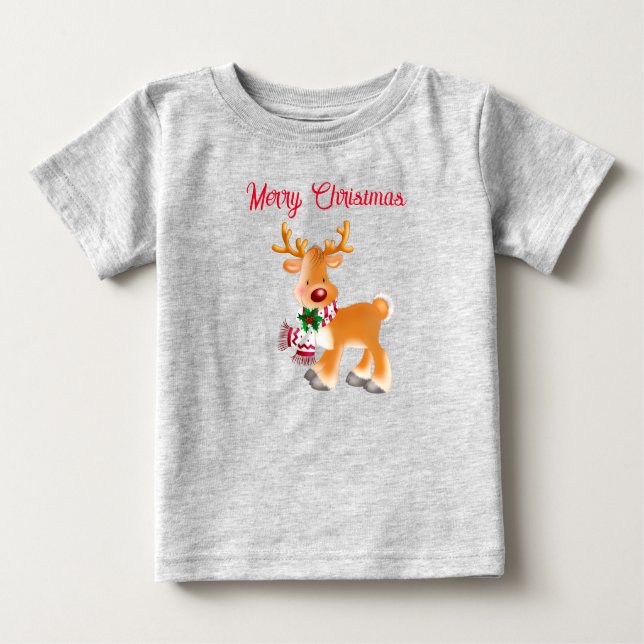 Baby T - Shirt Holiday Rudolph (Vorderseite)
