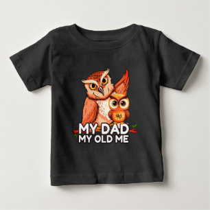 Baby T - Shirt : Mein Vater My Old Me (schwarz)
