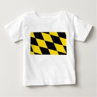 Baby-T - Shirt mit der Fahne München, Deutschland
