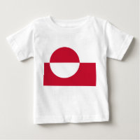 Baby T - Shirt mit der Flagge Grönlands