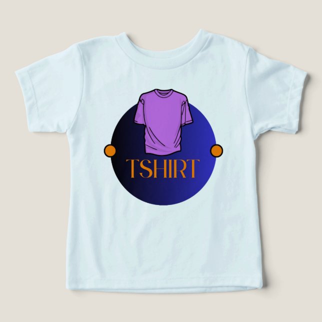 Baby-T-Shirt mit Design (Design Vorderseite)