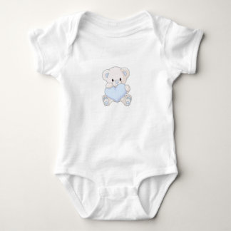Baby-T-Shirt mit einem Bären Baby Strampler