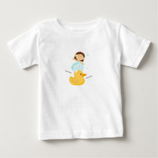 Baby-T-Shirt mit Ente und Mädchen Baby T-shirt
