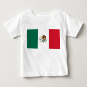 Baby T - Shirt mit mexikanischer Flagge