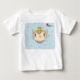 Baby-T - Shirt mit Niedlicher Cat-Design - Adorabl