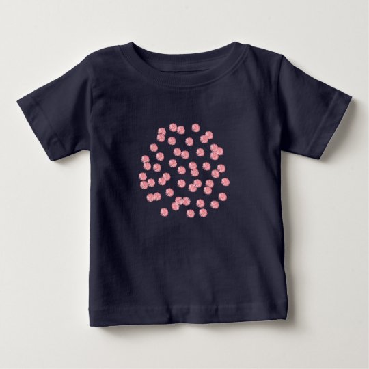 Baby-T - Shirt mit roten Polkapunkten