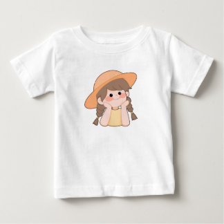 Baby-T-Shirt mit süßem Mädchen Baby T-shirt