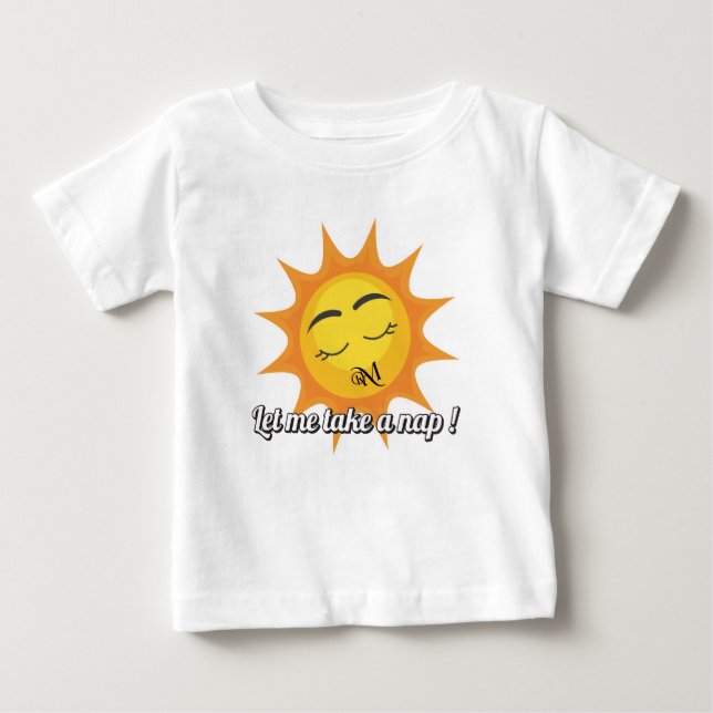 Baby T - Shirt : Nehmen Sie ein Nickerchen (weiß) (Vorderseite)
