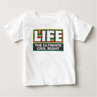 Baby-T-Shirt oder einteiliger Anzug.