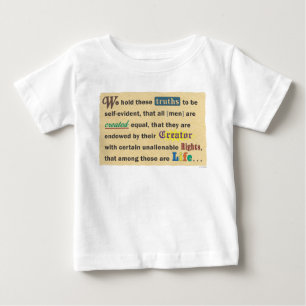 Baby-T-Shirt oder einteiliger Anzug. Baby T-shirt