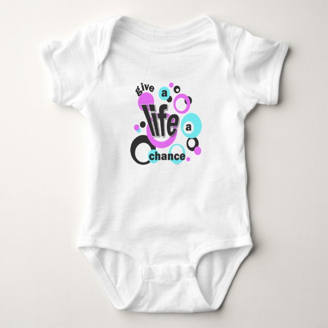 Baby t-shirt or one-piece. strampler (Vorderseite)