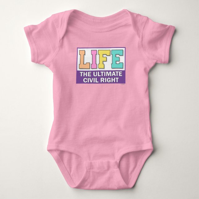Baby t-shirt or one-piece. strampler (Vorderseite)