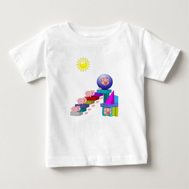 Baby T - Shirt Pig (Vorderseite)