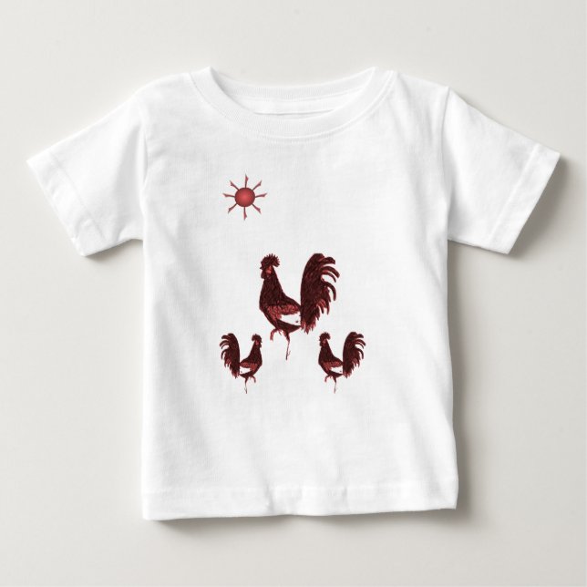 Baby T - Shirt Rooster (Vorderseite)