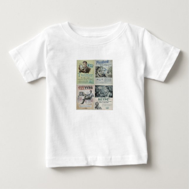 Baby T - Shirt Social Media (Vorderseite)