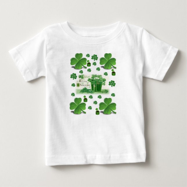 Baby T - Shirt St. Patrick's Day (Vorderseite)