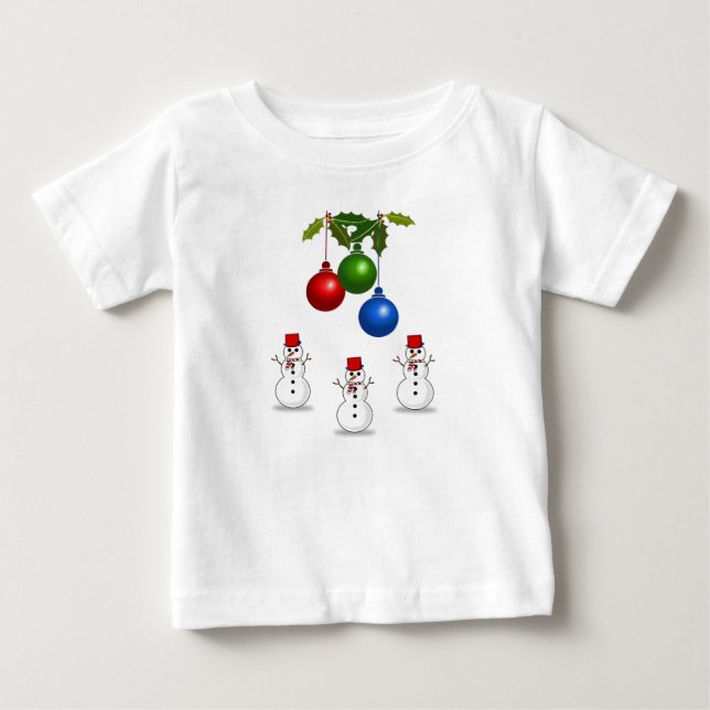 Baby T - Shirt Weihnachten (Vorderseite)