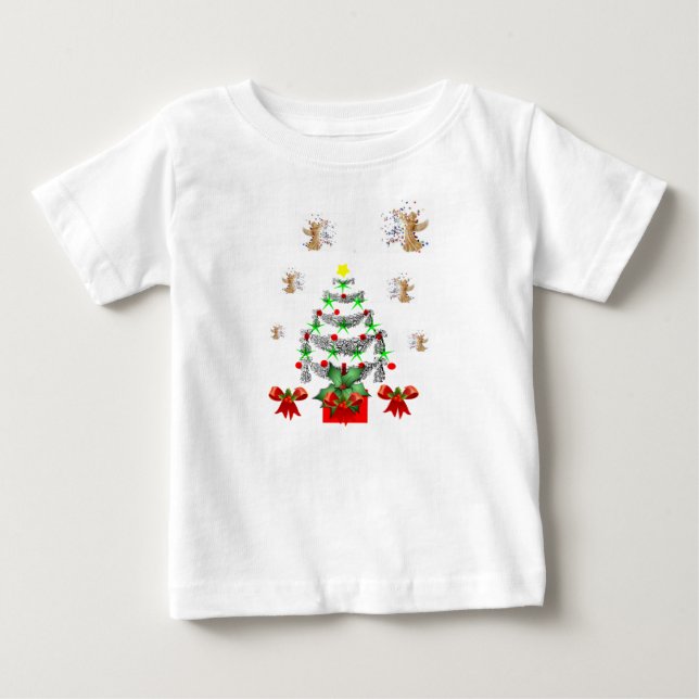 Baby T - Shirt Weihnachten (Vorderseite)