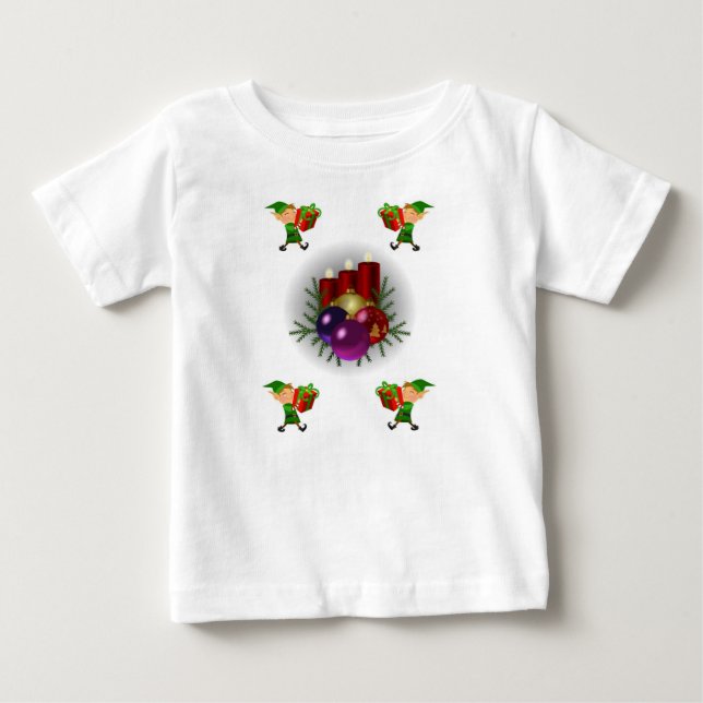 Baby T - Shirt Weihnachten (Vorderseite)
