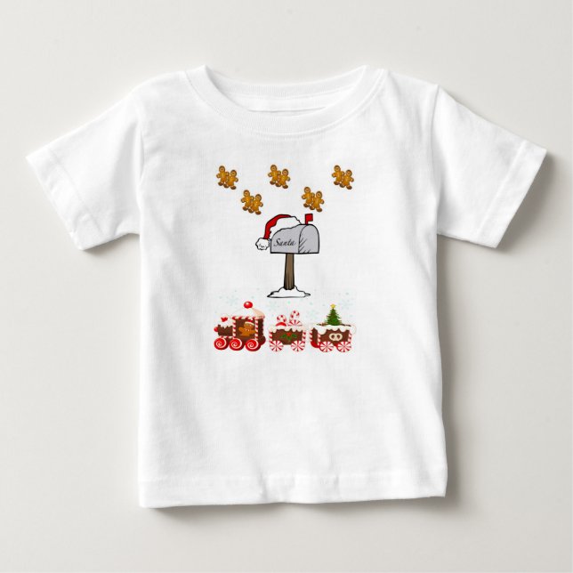 Baby T - Shirt Weihnachten (Vorderseite)