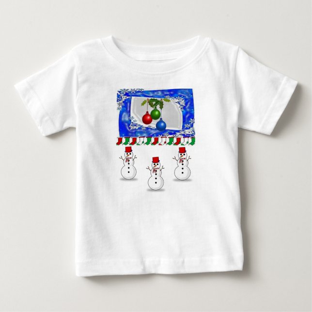 Baby T - Shirt Weihnachten (Vorderseite)