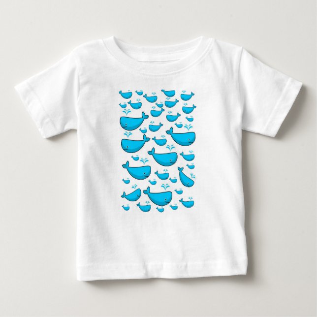 Baby T - Shirt Whale (Vorderseite)