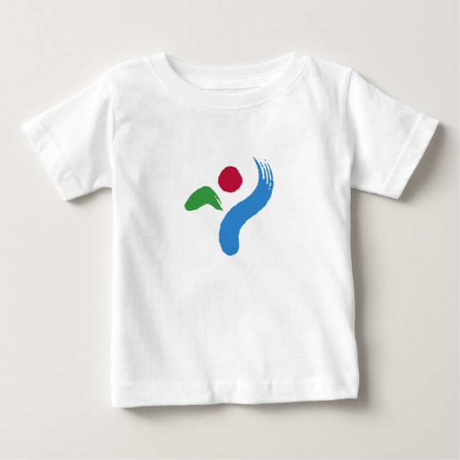 Baby T-Shirt with Flag of Seoul (Vorderseite)