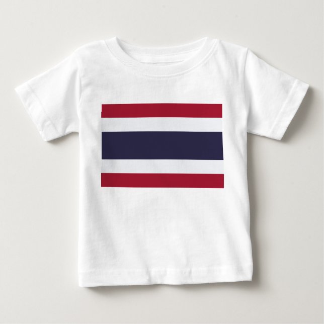 Baby T-Shirt with Flag of Thailand (Vorderseite)