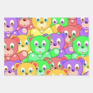 Baby Teddy Bear Geschenkpapier Set