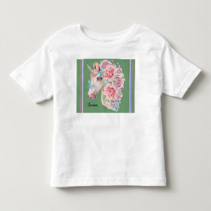 Baby Tee Mädchen mit magischem Pferd