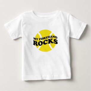 Baby-Tennis-Outfit mit süßem Slogan Baby T-shirt