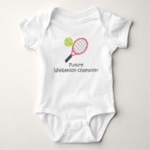 Baby-Tennisbodysuit Wimbledon-Meisters niedlicher