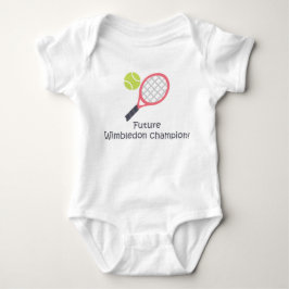 Baby-Tennisbodysuit Wimbledon-Meisters niedlicher Baby Strampler