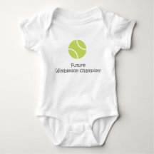Baby-Tennisbodysuit Wimbledon-Meisters niedlicher