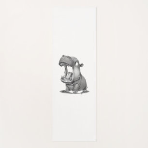 Baby Thailand Hippo Niedlich Moo Deng T - Shirt Yogamatte