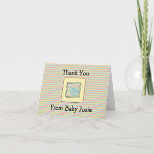 Baby Thank You Notes Modèle