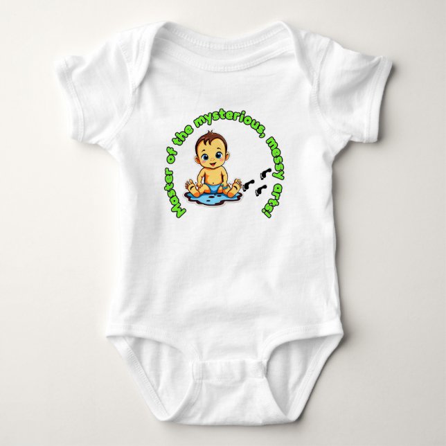 Baby-thematischer T - Shirt (Vorderseite)