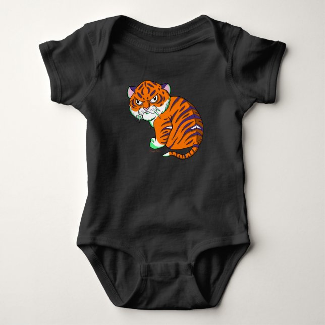 Baby Tiger Bodysuit Strampler (Vorderseite)