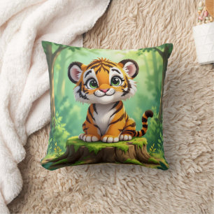 Baby Tiger   Niedlicher Cartoon Kids Kinderzimmer  Kissen