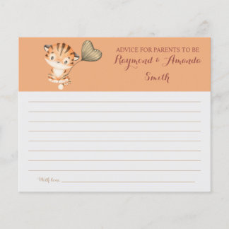 Baby Tiger | Ratschläge für Mama & Vater Babydusch Flyer