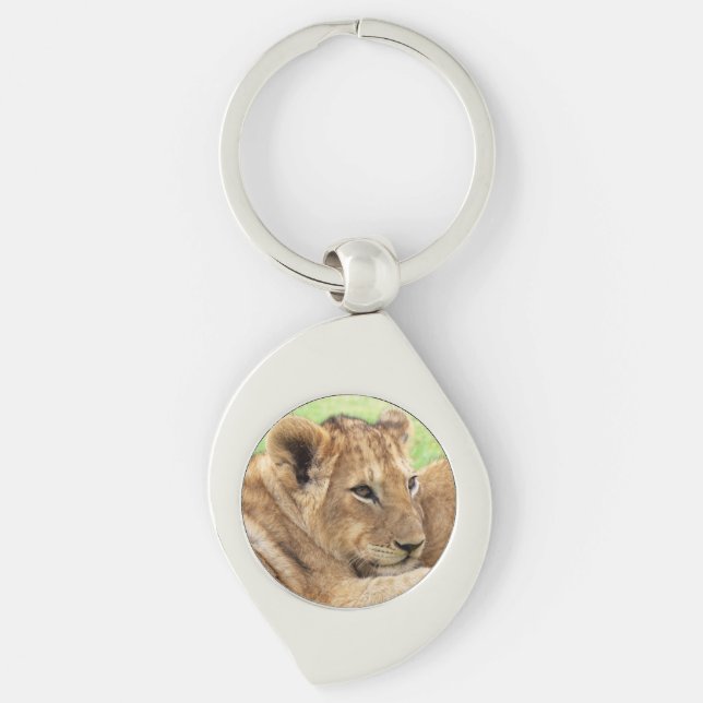 Baby Tiger Schlüsselkette Schlüsselanhänger (Vorderseite)