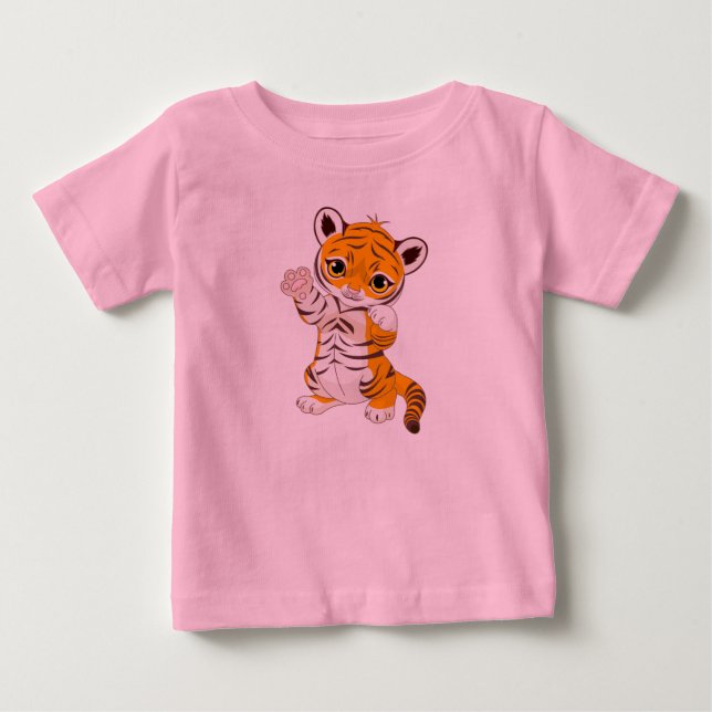 Baby Tiger T-shirt (Vorderseite)