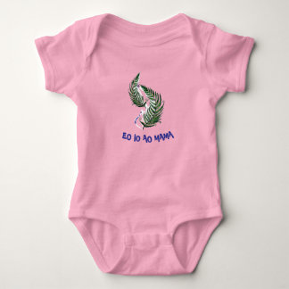 Baby Toddler Bodysuit New Zealand Aotearoa Fern  Strampler