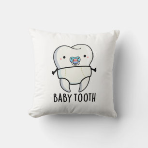 Baby Tooth Niedlich Teeth Puff Kissen