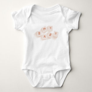 Baby Toys Letters Orange Strampler