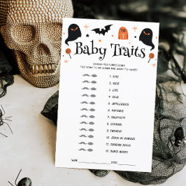 Baby Tracks Halloween Baby Shower Game