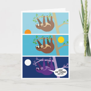 Baby-Trägheit (Geburtstag) Karte