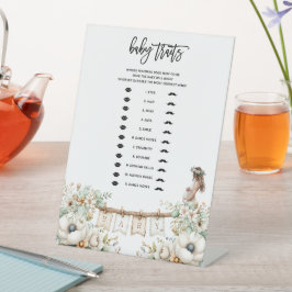 Baby Traits Baby Shower Game Sockelschild