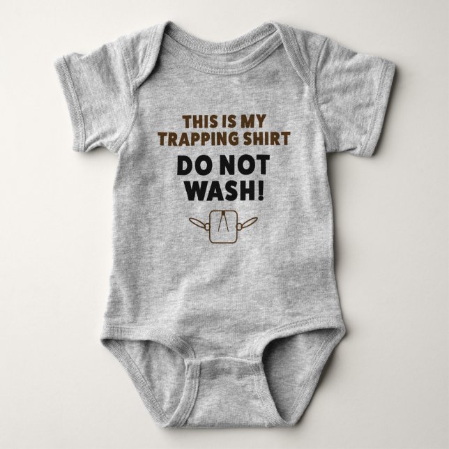 Baby Trapper Jersey Bodysuit Shirt (Vorderseite)